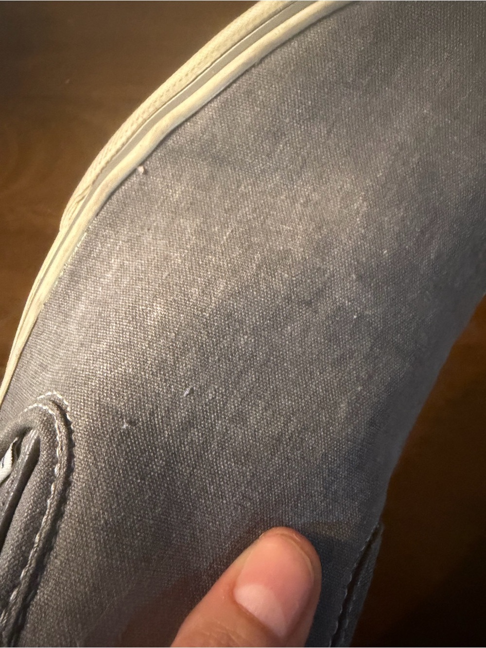 Vans Slip-On Canvas Loafers in Gray size 11.5 - Picture 9 of 14